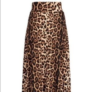 Leopard Maxi Skirt